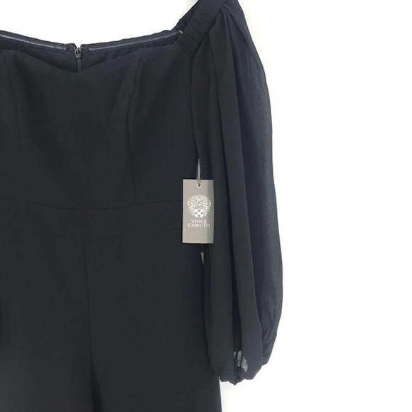 Petite Off-The-Shoulder Jumpsuit - Picture 9 of 13